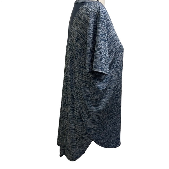 Athleta Womens athletic split side mesh back short sleeve top size medium - Picture 6 of 13